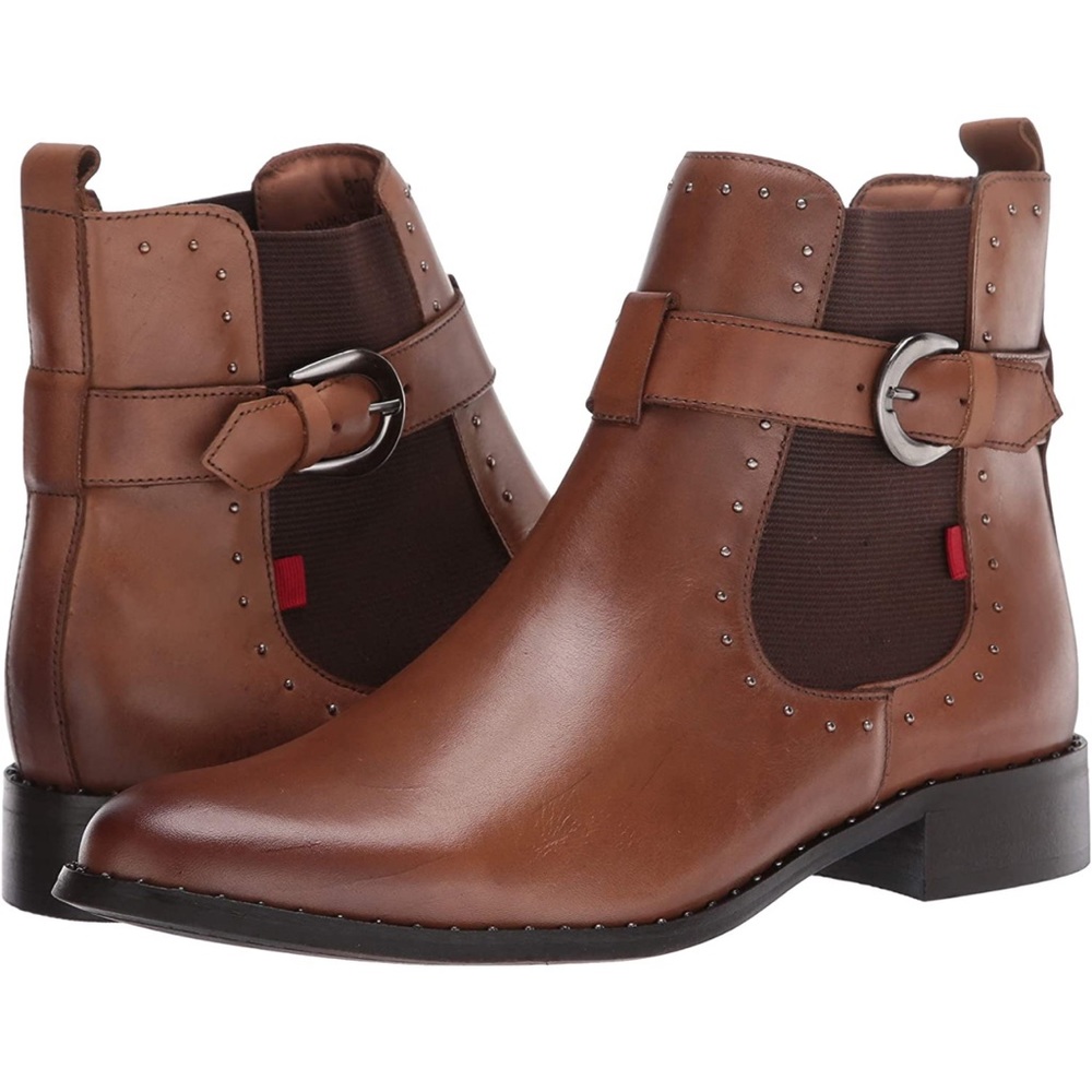 🛍️ NWT Marc Joseph New York Leather Studded Booties